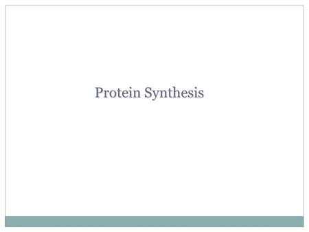 Protein Synthesis. RNA (RIBONUCLEIC ACID)  Nucleic acid involved in the synthesis of proteins  Subunits are nucleotides  Nucleotides are composed of.
