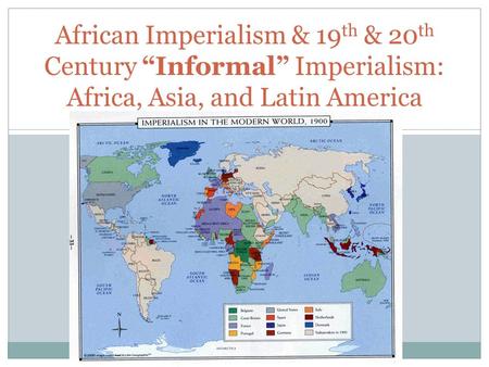Africa before Imperialism