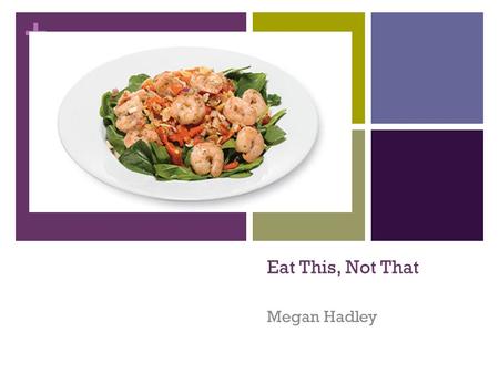 + Eat This, Not That Megan Hadley. + Macaroni Grill Chicken Caesar Salad 650 calories 9 g saturated fat 1,450 mg sodium.