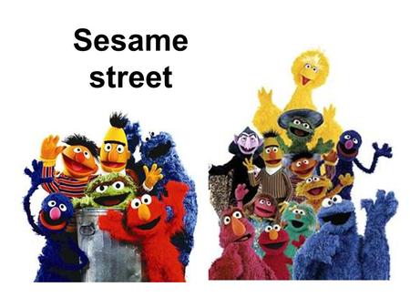 Sesame street. Elmo Big bird Cookie monster Oscar.