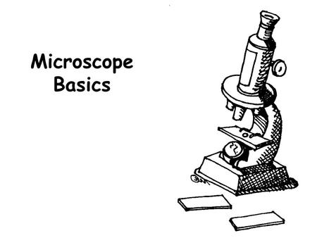 Microscope Basics. 1.Ocular lens (Eyepiece) 2.Body Tube.