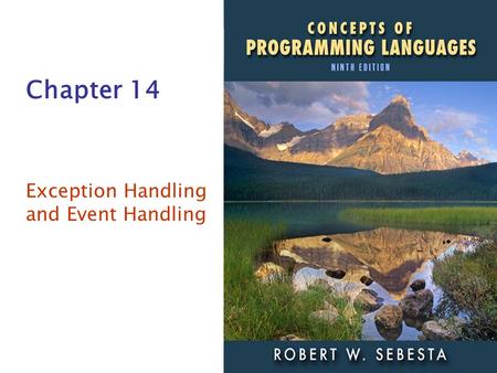 Exception Handling and Event Handling
