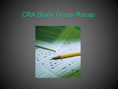 CRA Study Group Recap Jeopardy CFRManagementProblemsMisc. Q $100 Q $200 Q $300 Q $400 Q $500 Q $100 Q $200 Q $300 Q $400 Q $500 Contracts/ Purchasing.