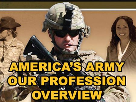 LEARNING OUTCOMES. Recognize and be able to discuss: Army professionals: Receive, discuss, and reflect on the concepts and terms contained within ADRP.