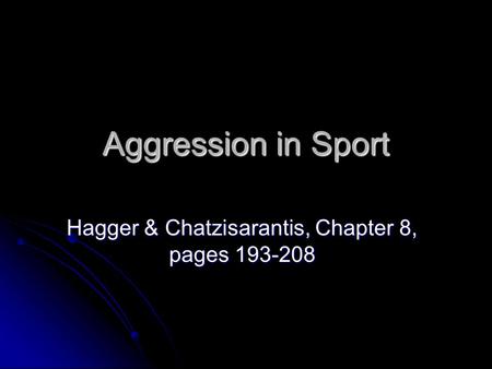 Hagger & Chatzisarantis, Chapter 8, pages