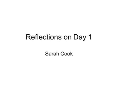 Reflections on Day 1 Sarah Cook. Context Context: programmes on Womens economic empowerment Socially Inclusive Growth Consensus… What matters for empowerment: