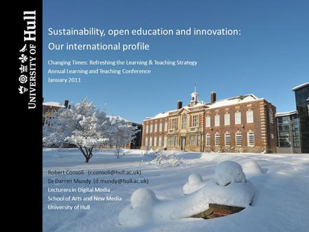Sustainability, open education and innovation: