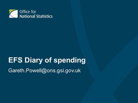 EFS Diary of spending