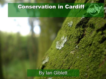 Conservation in Cardiff Conservation in Cardiff By Ian Giblett.