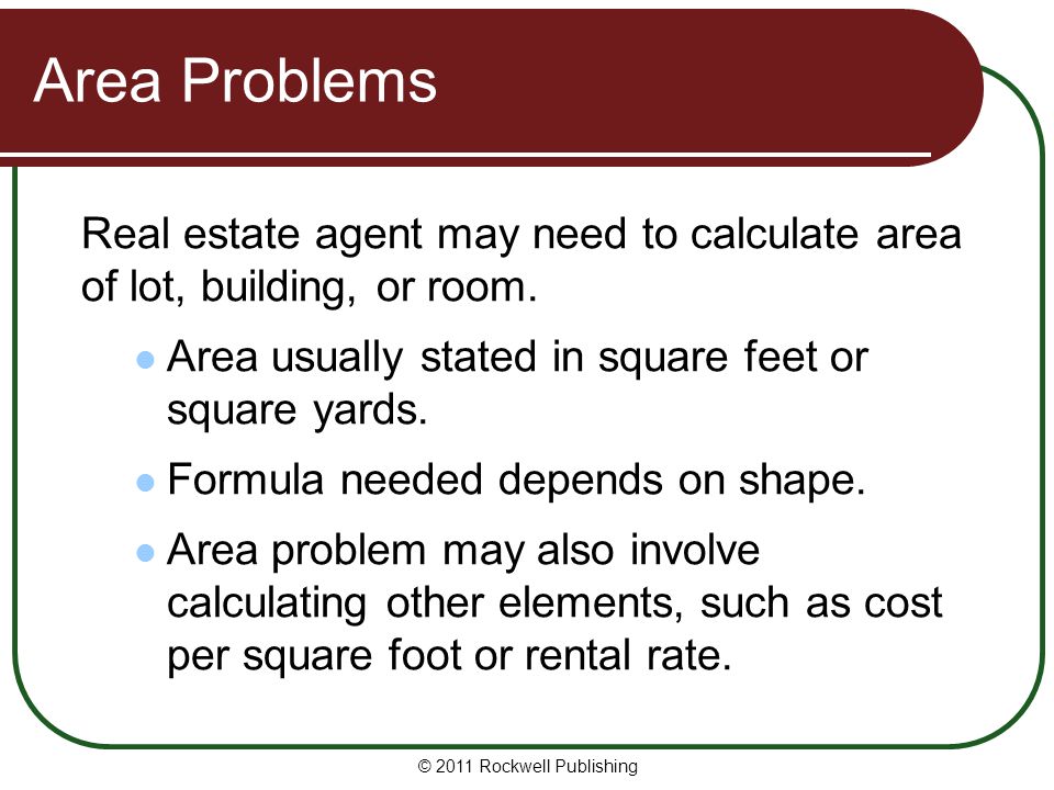 Formula To Calulate Rent Per Square Foot 34