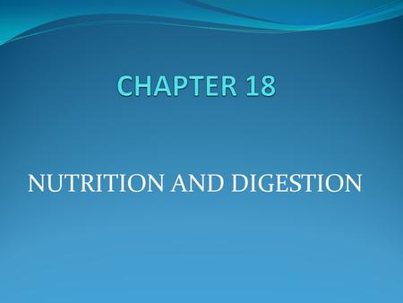 NUTRITION AND DIGESTION. Nutrition Your body needs found in foods. 1. Nutrients provide energy and materials for, growth and repair. 2. You need energy.