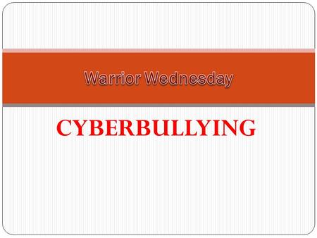 CYBERBULLYING. What kind of legacy will you choose? Last week we learned through Rachel’s Challenge how one person can have a positive impact on others.