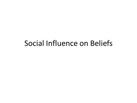 Religious Influence in Society