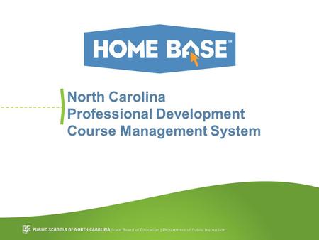 North Carolina Professional Development Course Management System.