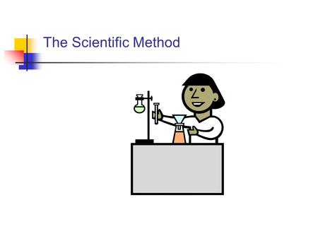 The Scientific Method. The scientific method is the only scientific way accepted to back up a theory or idea.