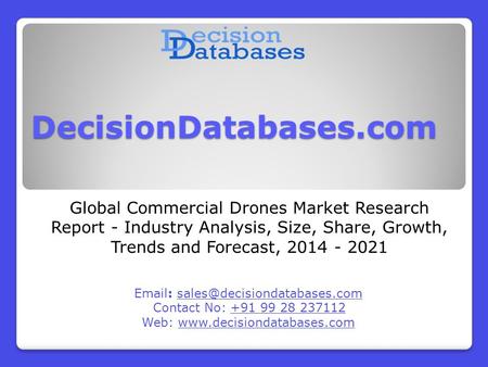 Global Commercial Drones Market Research Report