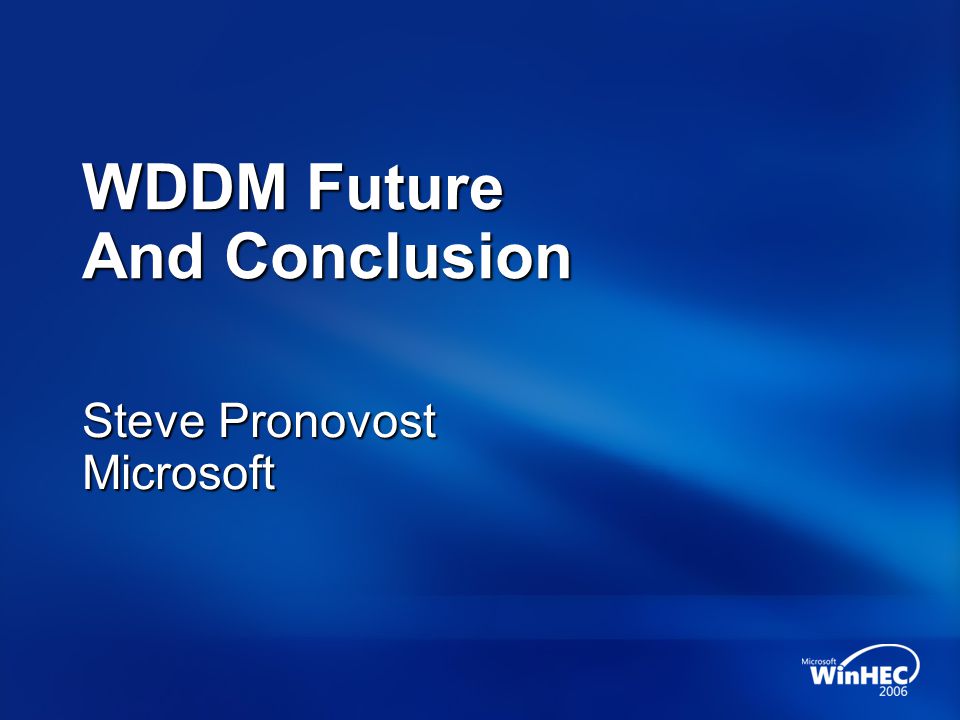Conclusion About Windows Vista