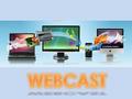 Webcast is the term used to describe the transmission of audio and / or live video (similar to a broadcast radio or television) over the Internet. Webcast.
