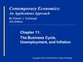 Copyright ©2003, South-Western College Publishing Contemporary Economics: An Applications Approach By Robert J. Carbaugh 2nd Edition Chapter 11: The Business.