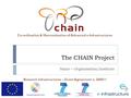 Co-ordination & Harmonisation of Advanced e-Infrastructures Research Infrastructures – Grant Agreement n. 260011 The CHAIN Project Name – Organisation/institute.