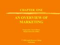 CHAPTER ONE AN OVERVIEW OF MARKETING © 2000 South-Western College Publishing Prepared by: Jack Gifford, Miami University (Ohio)