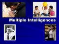 Multiple Intelligences. Multiple Intelligence What does the word smart mean to you? What does the brain do? –Controls the body –Makes your body work –Learns,