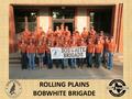 ROLLING PLAINS BOBWHITE BRIGADE. What is Texas Brigades? 5-day wildlife leadership camps Open to students ages 13-17 Cost is $400 – scholarships available.