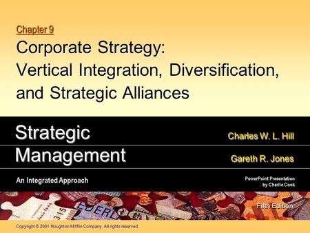 corporate strategy vertical integration diversification and strategic alliances