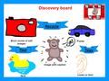 Discovery board Listen to this! Quiz Image with caption Poster Short movie of still images Recycle Your Toys.