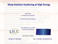 Deep Inelastic Scattering at High Energy Max Klein University of Liverpool For the ep/eA study group FCC Meeting. 14.2.2014 University of Geneva 60 GeV.