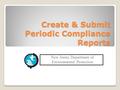 Create & Submit Periodic Compliance Reports New Jersey Department of Environmental Protection.