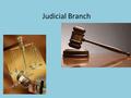 Judicial Branch. Article Three of the Constitution.