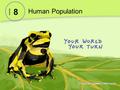 Human Population 8 CHAPTER
