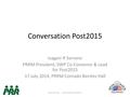 Conversation Post2015 Isagani R Serrano PRRM President, SWP Co-Convenor & Lead for Post2015 17 July 2014, PRRM Conrado Benitez Hall 1 5/27/2016gani serrano.