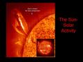 The Sun- Solar Activity. Damage to communications & power systems.