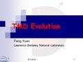 6/1/20161 TMD Evolution Feng Yuan Lawrence Berkeley National Laboratory.
