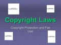 Copyright Laws Copyright Protection and Fair Use.