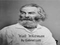 Walt Whitman By Gabriel Lott. Bio Walt Whitman, one of the greatest poets in American history, was born on May 31, 1819. Whitman was self- taught, reading.