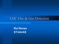 LHC Fire & Gas Detection Rui Nunes ST/AA/AS. Rui Nunes ST/AA/AS - STTC 21 Feb 2000 Project Goals Install in LHC –Fire Detection –Flammable Gas Detection.