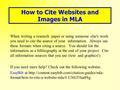 how to cite a research paper mla 8