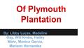 Of Plymouth Plantation By: Libby Lucas, Madeline Gay, Will Krebs, Hailey Mohr, Monica Garcia, Mariann Hernandez.