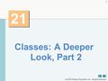  2006 Pearson Education, Inc. All rights reserved. 1 21 Classes: A Deeper Look, Part 2.