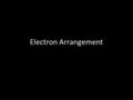 Electron Arrangement. 2.3 Electron arrangement 2.3.1 Describe the electromagnetic spectrum. 2.3.2 Distinguish between a continuous spectrum and a line.