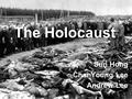 The Holocaust Sun Hong Chai Young Lee Andrew Lee.