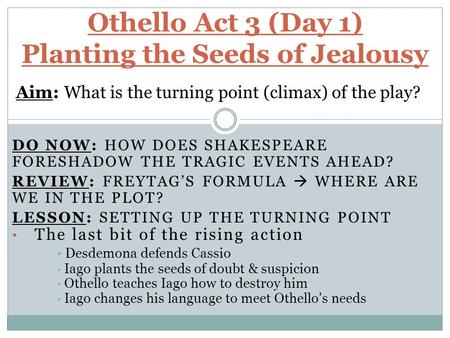 To what extent is Othello presented as a tragic hero in Act 1 of Othello Paper