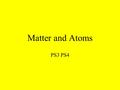 Matter and Atoms PS3 PS4. Make 4 Square ProtonNeutron ElectronQuarks and Isotopes.