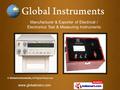© Global Instruments, All Rights Reserved www.globalinstru.com Manufacturer & Exporter of Electrical / Electronics Test & Measuring Instruments.