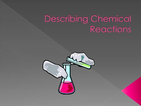  A chemical equation is a short, easy way to show a chemical reaction using symbols instead of words.  A reactant is the substance you have at the beginning.