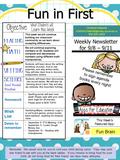 Weekly Newsletter for 9/8 – 9/11 This week we will continue building our classroom community as we learn about accepting differences. We will continue.