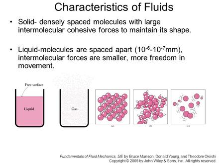 Fundamentals of Fluid Mechanics, 5/E by Bruce Munson, Donald Young, and Theodore Okiishi Copyright © 2005 by John Wiley & Sons, Inc. All rights reserved.